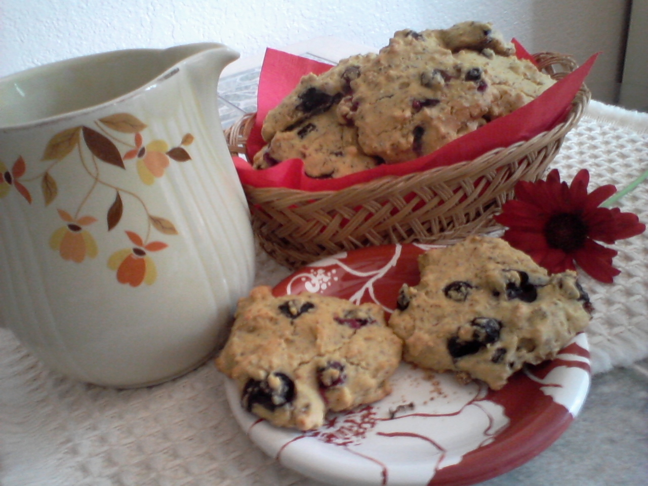 Blueberry muffin tops