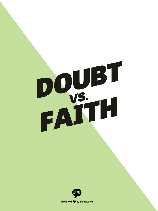 doubt vs faith