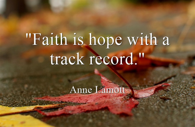 Faith - hope - track record