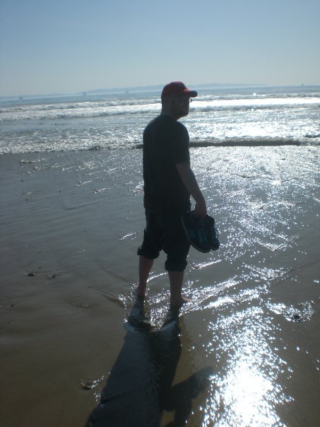 caleb on the beach