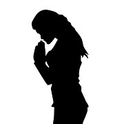 woman praying