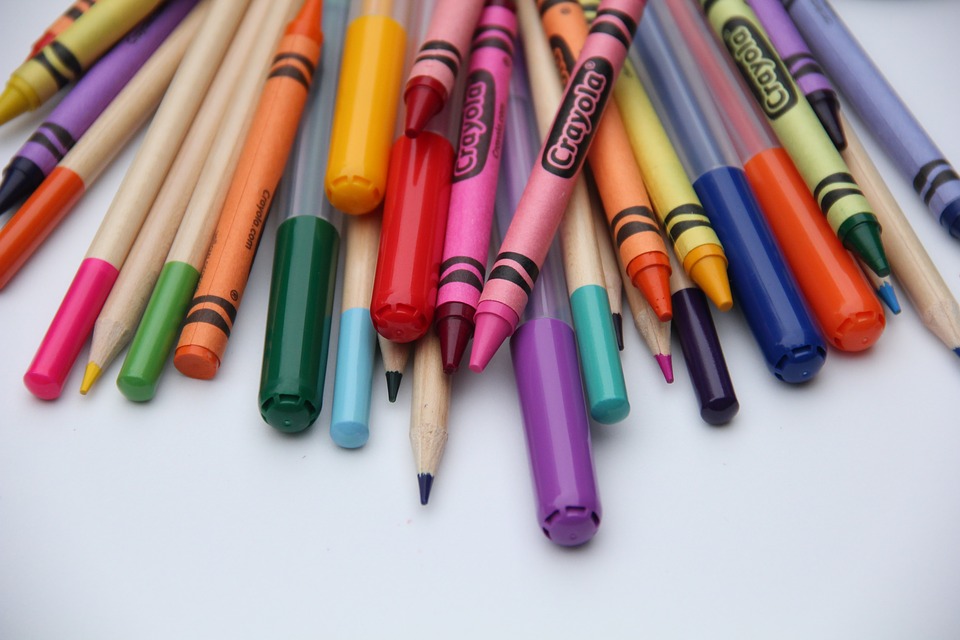 crayons - pens