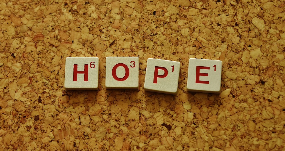 hope - scrabble letters